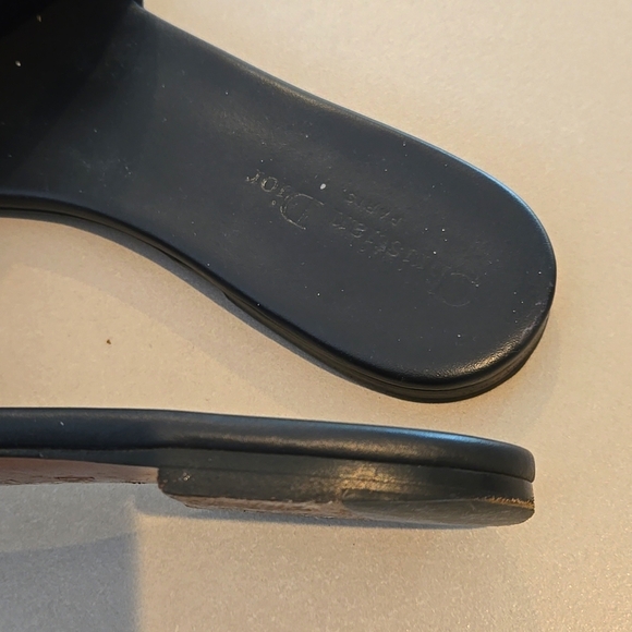 Authentic Dior D way slides Size 39.5 Deep Blue - Picture 4 of 8